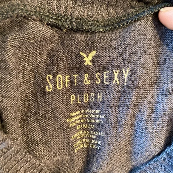 AE Navy Soft and Sexy Sweater - Picture 5 of 5